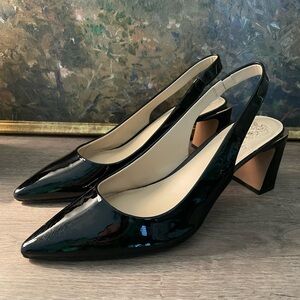 Vince Camuto Black Glossy Heels